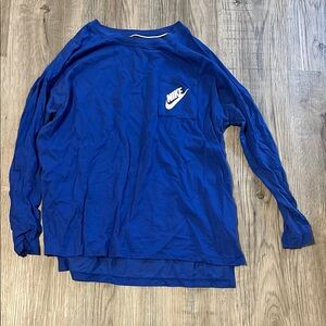 Nike Blue Long Sleeve Shirt